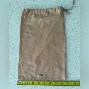 Miu Miu Beige Dust Bag